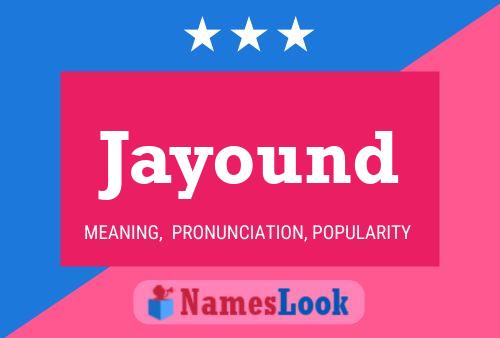 Jayound 名字海报