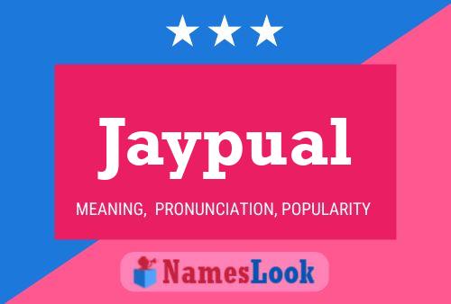 Jaypual 名字海报