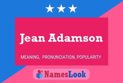 Jean Adamson 名字海报