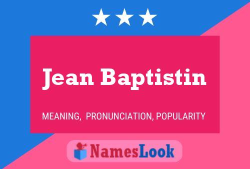 Jean Baptistin 名字海报