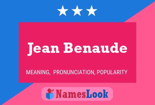 Jean Benaude 名字海报