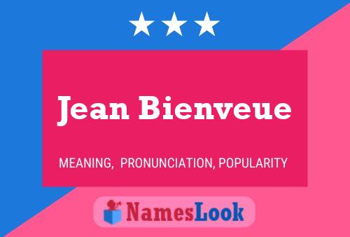 Jean Bienveue 名字海报