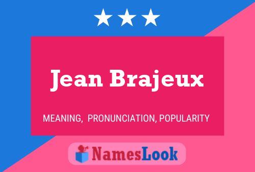 Jean Brajeux 名字海报