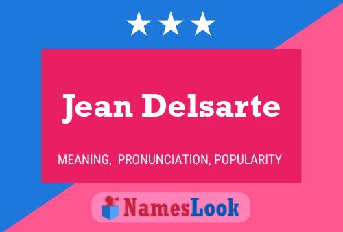 Jean Delsarte 名字海报