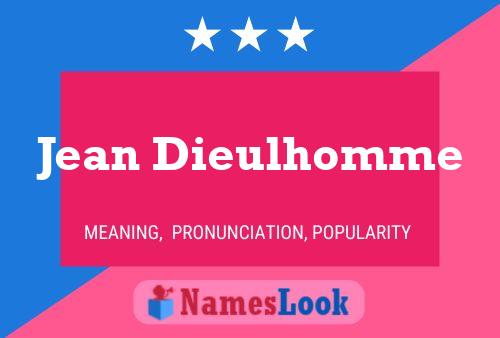 Jean Dieulhomme 名字海报