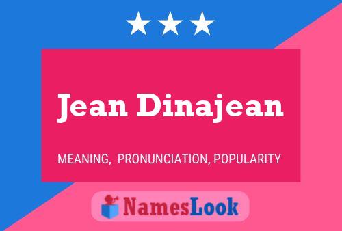 Jean Dinajean 名字海报