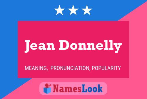 Jean Donnelly 名字海报