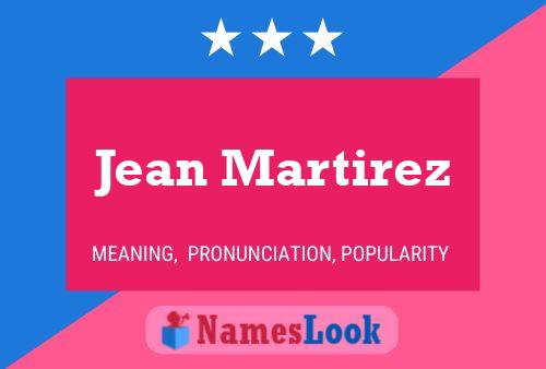 Jean Martirez 名字海报