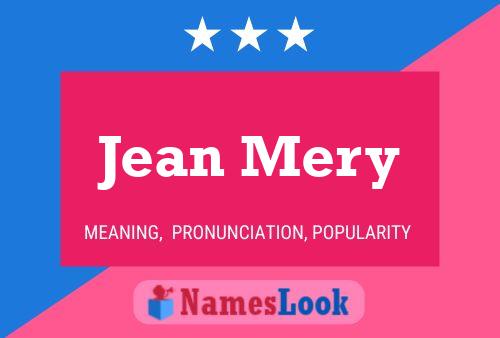 Jean Mery 名字海报