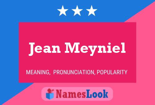 Jean Meyniel 名字海报