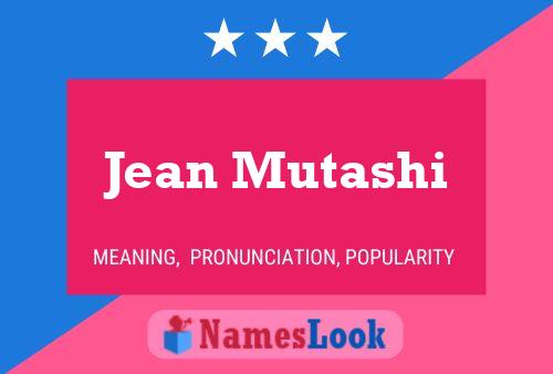 Jean Mutashi 名字海报