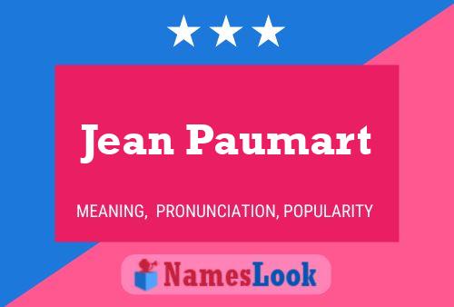 Jean Paumart 名字海报