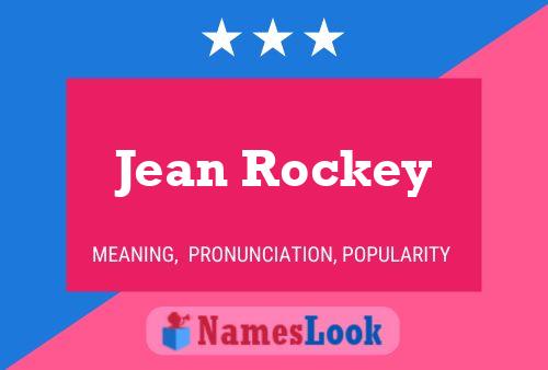 Jean Rockey 名字海报