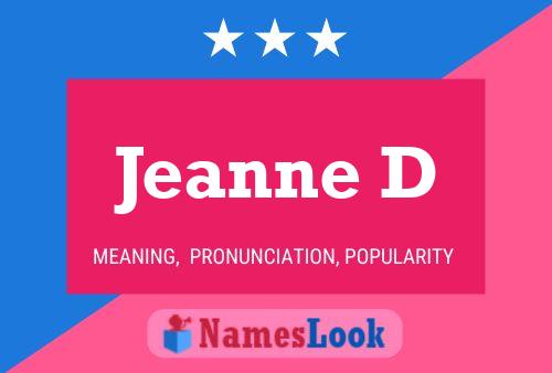 Jeanne D 名字海报