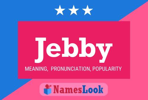 Jebby 名字海报