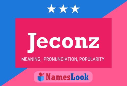 Jeconz 名字海报