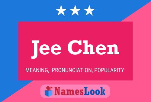 Jee Chen 名字海报