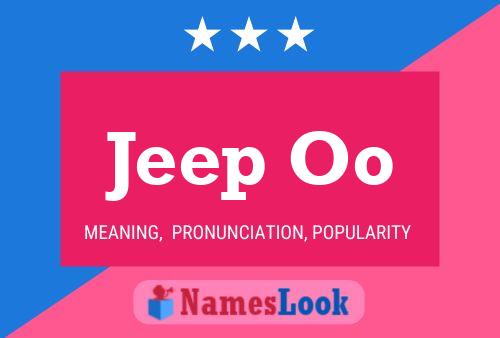 Jeep Oo 名字海报