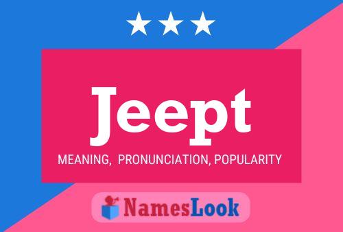 Jeept 名字海报