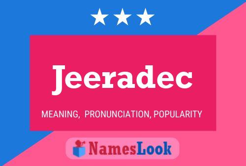 Jeeradec 名字海报