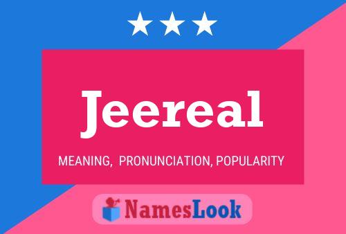 Jeereal 名字海报