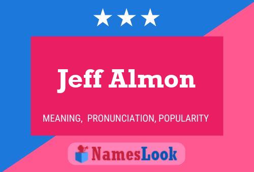 Jeff Almon 名字海报