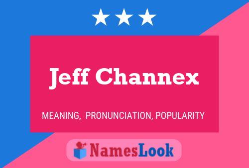 Jeff Channex 名字海报