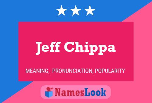 Jeff Chippa 名字海报