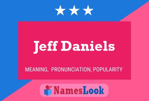 Jeff Daniels 名字海报