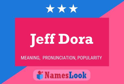 Jeff Dora 名字海报