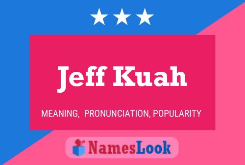 Jeff Kuah 名字海报