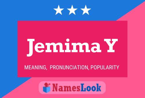 Jemima Y 名字海报