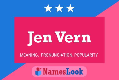 Jen Vern 名字海报