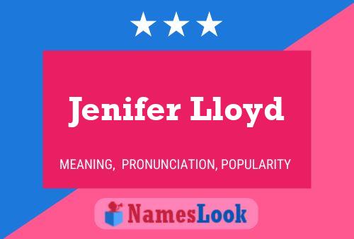 Jenifer Lloyd 名字海报