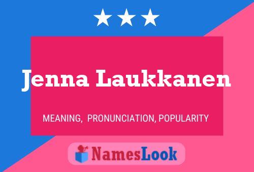 Jenna Laukkanen 名字海报