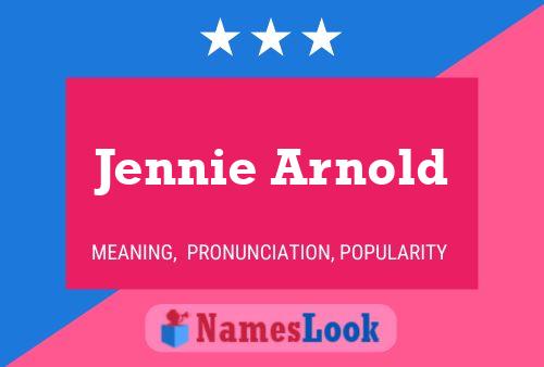 Jennie Arnold 名字海报