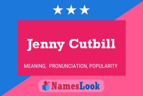 Jenny Cutbill 名字海报