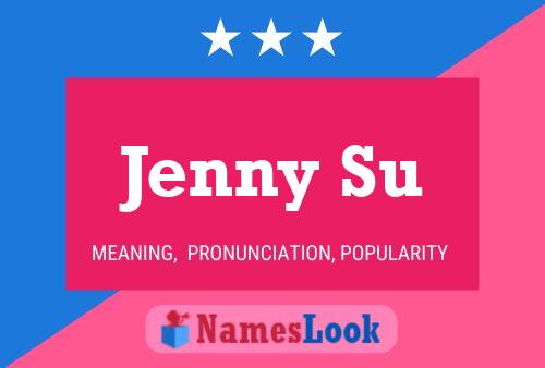 Jenny Su 名字海报