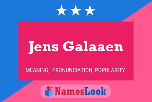 Jens Galaaen 名字海报