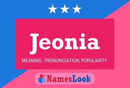 Jeonia 名字海报