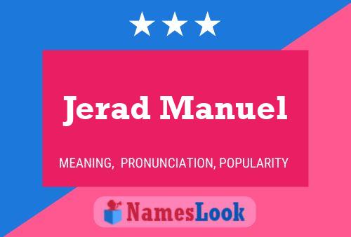 Jerad Manuel 名字海报