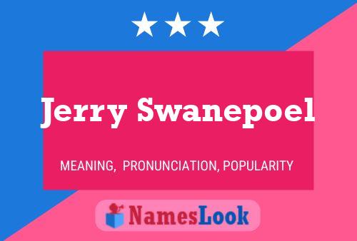 Jerry Swanepoel 名字海报