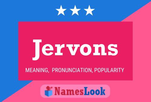 Jervons 名字海报