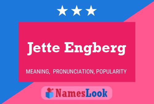 Jette Engberg 名字海报