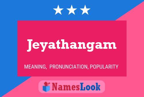 Jeyathangam 名字海报