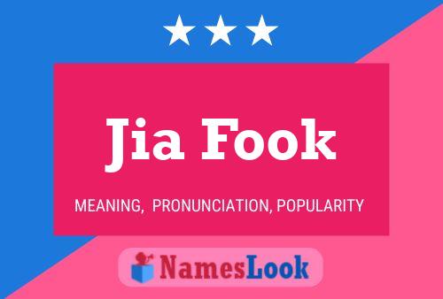 Jia Fook 名字海报