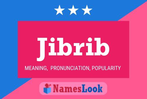 Jibrib 名字海报