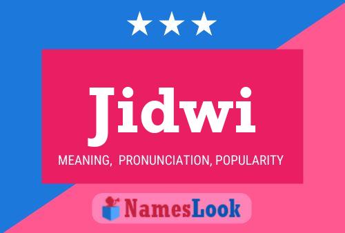 Jidwi 名字海报