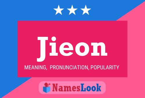 Jieon 名字海报