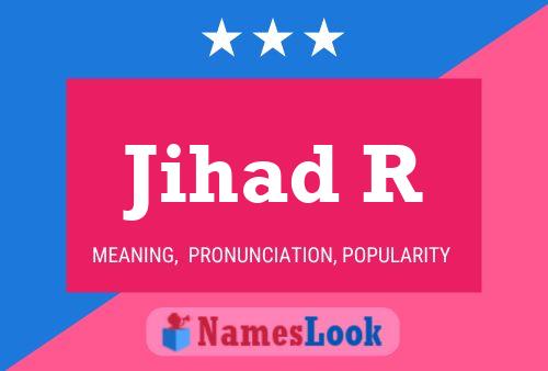 Jihad R 名字海报